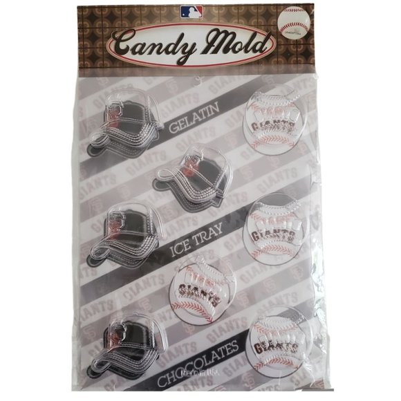 MLB San Francisco Giants Candy, Gelatin, Ice Cubes Mold | NWT | Orange Black - Picture 1 of 5